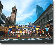 Boston Marathon - finish line