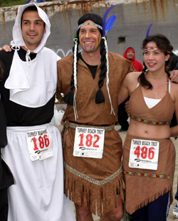 Turkey Beach Trot - Pilgrims & Indians